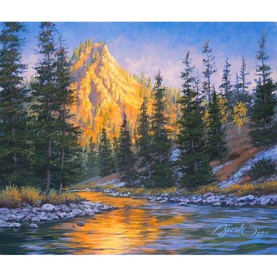 Kit pictura pe numere cu natura, 40x50cm, PPT3381