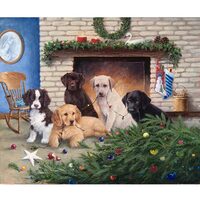 Kit pictura pe numere cu animale, 40x50cm, PPT3386