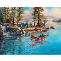 Kit pictura pe numere cu peisaj, 40x50cm, PPT3645