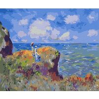 Kit pictura pe numere cu peisaj, 40x50cm, PPT3658
