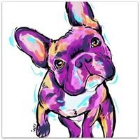 Kit pictura pe numere cu animale, 40x50cm, PPT3676
