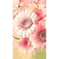 Kit pictura pe numere cu flori, 40x50cm, PPT3405