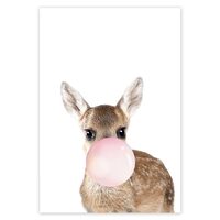 Kit pictura pe numere cu animale, 40x50cm, PPT3495