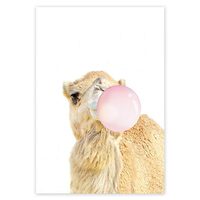 Kit pictura pe numere cu animale, 40x50cm, PPT3496