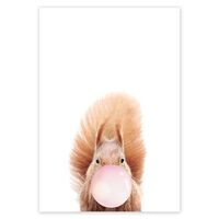 Kit pictura pe numere cu animale, 40x50cm, PPT3500