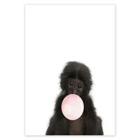 Kit pictura pe numere cu animale, 40x50cm, PPT3502