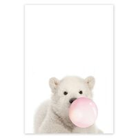 Kit pictura pe numere cu animale, 40x50cm, PPT3506
