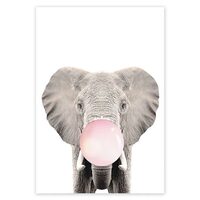 Kit pictura pe numere cu animale, 40x50cm, PPT3507