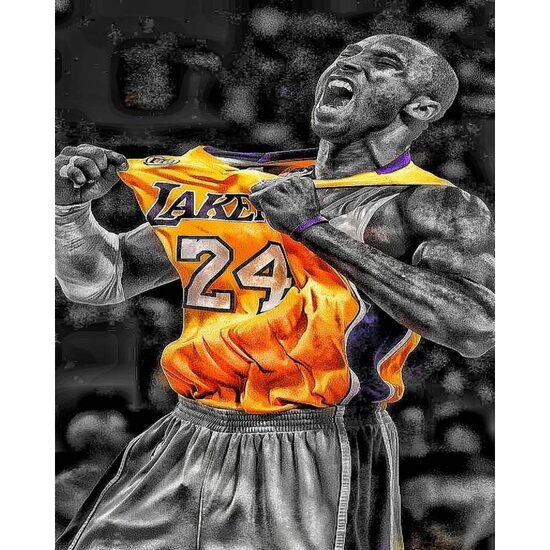 Kit pictura pe numere cu oameni, 40x50cm, PPT3708