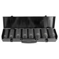 Set 8 chei tubulare lungi de impact JBM JB-52347, 3/4", 26-38 mm, hexagonale