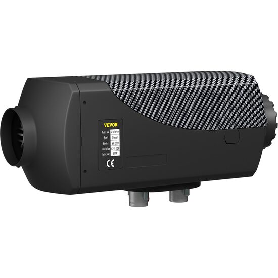 Incalzitor stationar diesel Vevor 8 kW, alimentare 12V DC, Telecomanda, consum 0.11-0.51 l/h, Rezervor extern 10 l, 39 x 11.5 x 14.5 cm