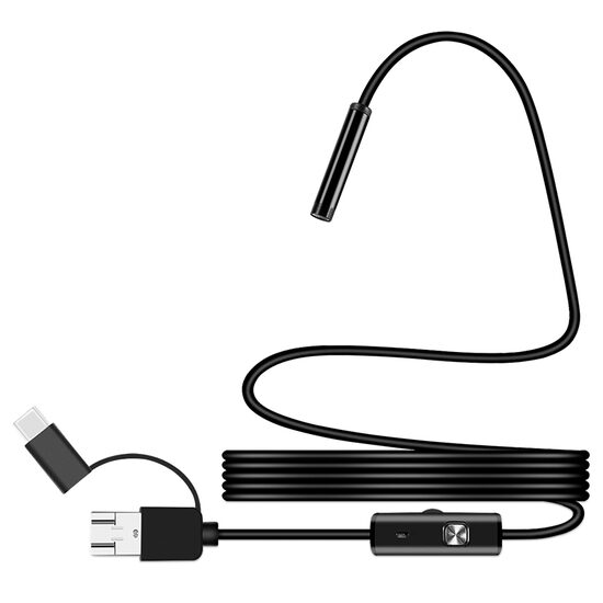 Camera inspectie endoscop IP67, Lungime 2 m, Android / Windows, USB, 1280 x 720p