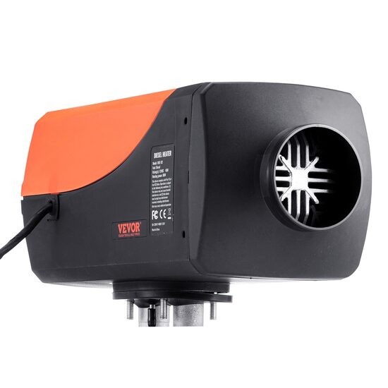 Incalzitor stationar diesel Vevor aplicatie Bluetooth Ecran LCD, 8 kW, Telecomanda, 12V DC, consum 0.16-0.62 l/h, Rezervor extern 10 l
