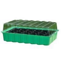 Tava pentru rasaduri cu capac Strend Pro Garden Herrison P2002, 24 alveole, 35.5x22x12.5 cm