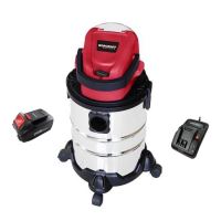 Aspirator industrial, cu acumulator, Worcraft CVC-S20Li-20L, 20V, umed uscat, 20L, Inox