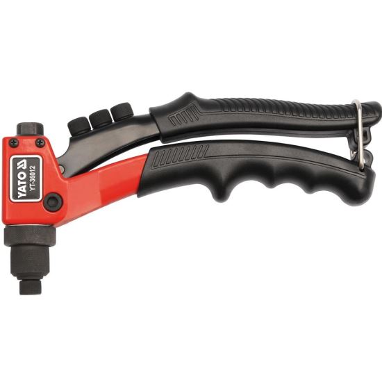 Cleste pop nituri cu cap rotativ, Yato YT-36012, 2.4x3.2x4.0x4.8mm, CR-Mo