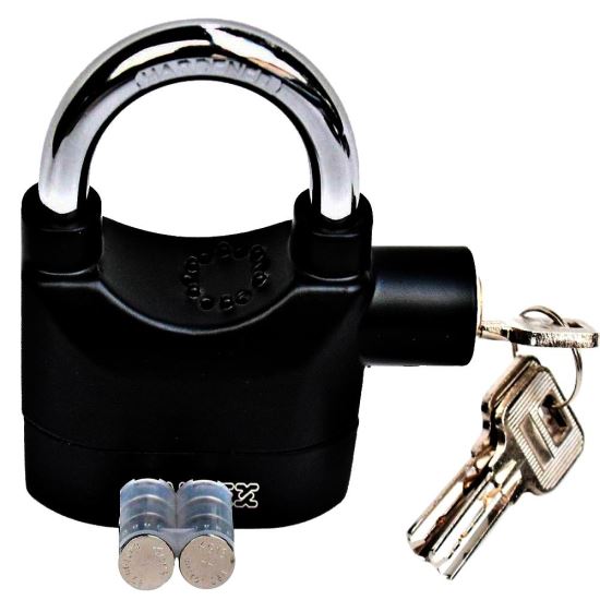 Lacat masiv cu alarma Stahlex 65 mm