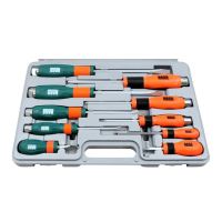 Set 10 surubelnite Bass BS-3811, Cr-V, cu recuperator magnetic