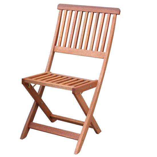 Scaun pliabil pentru gradina, Strend Pro Agersted, lemn de meranti, max.150 Kg, maro, 46x58x87 cm
