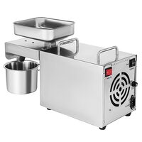 Masina electrica extras ulei Vevor Premium Inox, capacitate 6.5 kg/h, 460 W, pentru seminte susan, nuci, porumb, floarea soarelui