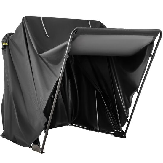 Cort pentru motociclete Vevor 270x105x155 cm, structura aluminiu, Pliabil, UV, Impermeabil