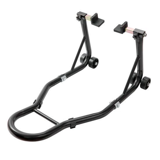 Suport roata spate motocicleta Vevor max 390 kg, Otel, Latime reglabila 
