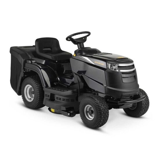 Tractoras de tuns iarba Alpina AT4 84 HA, 7.4 kW, transmisie hidrostatica, cos 240 l, Latime taiere 84 cm, lumini led