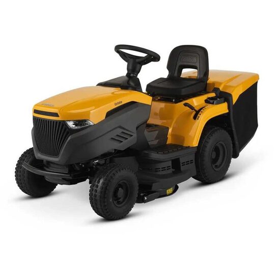 Tractoras de tuns iarba Stiga Estate 384, 14 CP, transmisie hidrostatica, cos colectare 240 l, Latime taiere 84 cm, lumini led, 25-80 mm