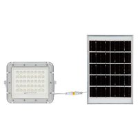 Proiector led cu incarcare solara 6 W, 400 lm, 6400K, IP65, Aluminiu, Alb