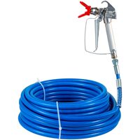 Sistem pentru vopsit pistol si furtun 15.24 m, 248 Bar, Unghiuri de pulverizare 0 - 50 de grade, Aluminiu