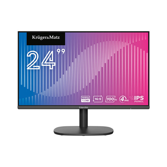 MONITOR IPS E-LED 100HZ 4MS 24 INCH KRUGER&MATZ