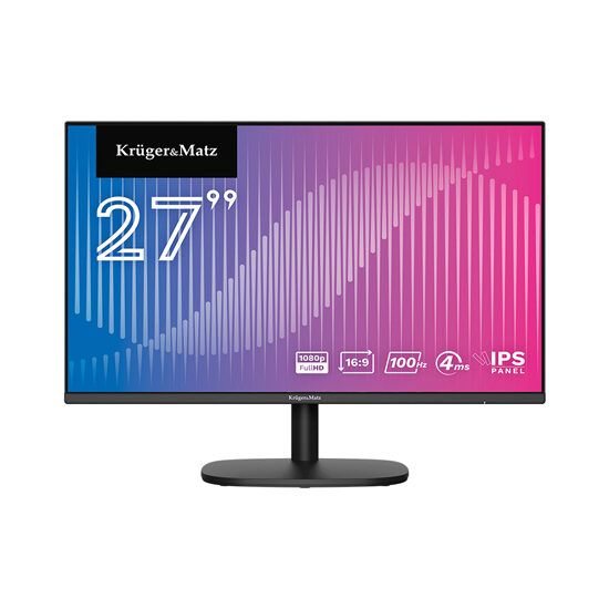 MONITOR IPS E-LED 100HZ 4MS 27 INCH KRUGER&MATZ