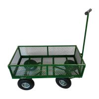 Carucior de gradina Vivatechnix VMD-1007, roti gonflabile, 1100X500X550mm, max.300Kg, 100L