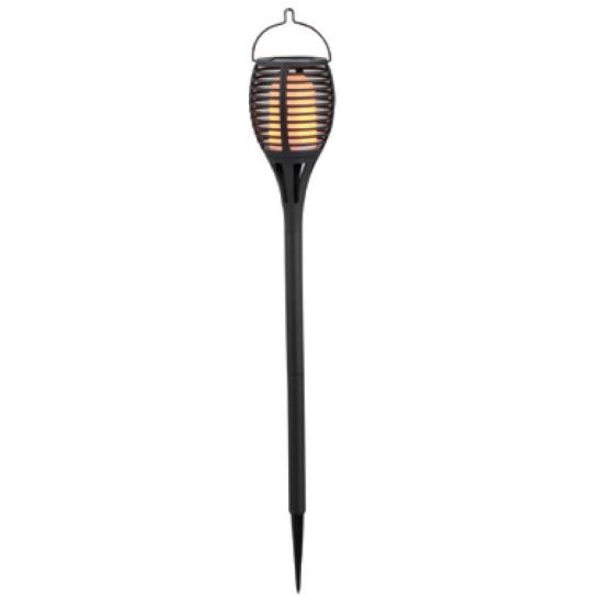 Lampa solara cu efect flacara 2in1, Strend Pro Ogma, 12x SMD LED, dimensiune 11 x 65 cm