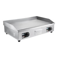 Plita electrica Vevor Plancha Inox 4400 W, suprafata de gatit fonta 72.8 x 40 cm