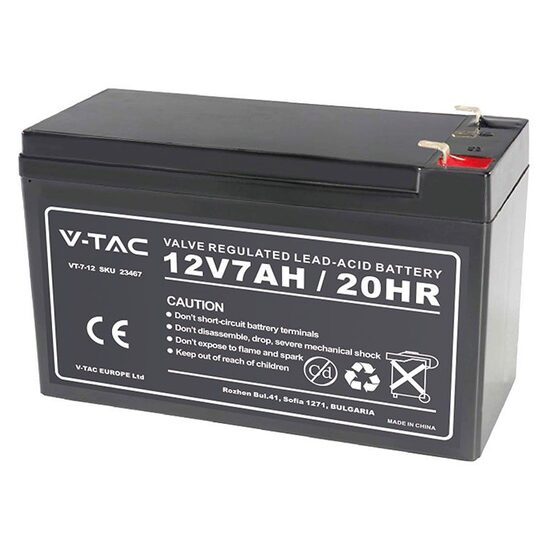 Acumulator gel 12 V, 7 Ah, dimensiune 151 x 65 x 94 mm