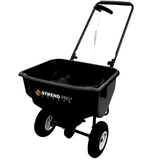 Distribuitor de ingrasaminte, seminte, sare, Strend Pro Garden, capacitate 20 l, Negru, 48 x 49.5 x 89 cm