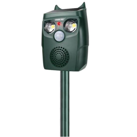 Aparat cu ultrasunete impotriva rozatoarelor si a altor animale, Strend Pro eXvision SAR20, lampa solara, senzor de miscare