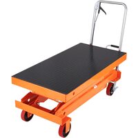 Carucior hidraulic cu platforma 120x 60 cm, Vevor max 800 kg, Inaltime ridicare 500 – 1500 mm
