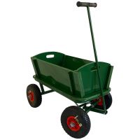 Carucior pentru gradina, Vivatechnix VMD-1008, cu roti pline, maxim 150kG