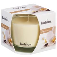 Lumanare parfumata Bolsius Jar True Scents 95/95 mm, Vanilie