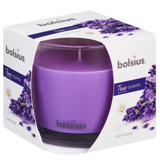 Lumanare parfumata Bolsius Jar True Scents 95/95 mm, Lavanda