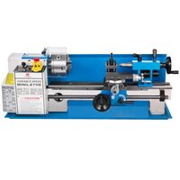 Mini strung pentru metal 550 W, Distanta dintre centre 350 mm, 50-2500 rpm