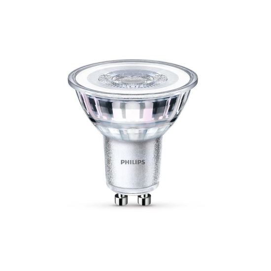 Spot LED Philips, GU10, 4.6W (50W), A , lumina calda 