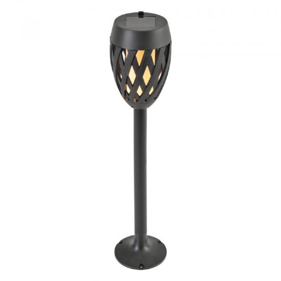 Lampa solara tip torta efect de flacara Home MX200, 12 Led, 300mAh
