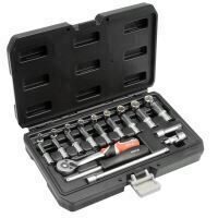 Trusa tubulare Yato YT-14451, 23 piese, 1/4", Cr-V