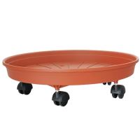 Suport cu roti pentru ghivece, Strend Pro ICS Margherita, diametru 25 cm