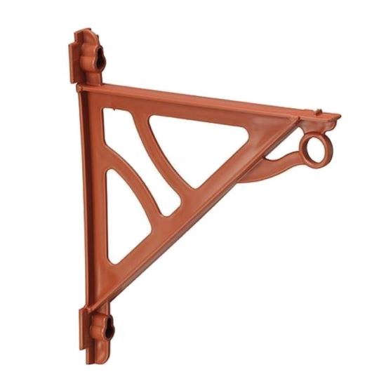 Suport agatatoare pentru ghiveci Strend Pro Hook, 19.5x2 cm, maro