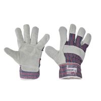 Manusi de lucru Cerva Gull 10, marimea L, bumbac, Piele