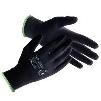 Mănuși de lucru Strend Pro Brotula Black 9, cu strat de latex, marimea M
